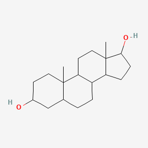 molecular formula C19H32O2 B1664111 5alpha-Androstane-3alpha,17beta-diol CAS No. 1852-53-5