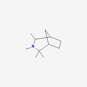 molecular formula C11H21N B1664114 3-Azabicyclo(3.2.1)octane, 2,2,3,4-tetramethyl- CAS No. 64059-48-9