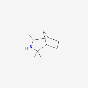 molecular formula C10H19N B1664115 3-Azabicyclo(3.2.1)octane, 2,2,4-trimethyl- CAS No. 64048-85-7