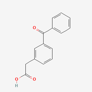 molecular formula C15H12O3 B1664119 2-(3-Benzoylphenyl)acetic acid CAS No. 22071-22-3