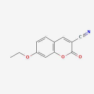 molecular formula C12H9NO3 B1664124 3-Cyano-7-ethoxycoumarin CAS No. 117620-77-6