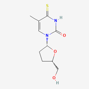 molecular formula C10H14N2O3S B1664128 3'-Deoxy-4-thiothymidine CAS No. 122568-03-0