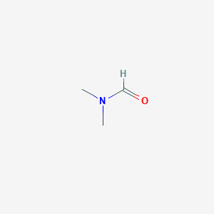 molecular formula C3H7NO<br>HCON(CH3)2<br>C3H7NO B166413 Dimethylformamide CAS No. 68-12-2