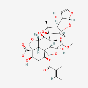 molecular formula C33H42O15 B1664130 3-Desacetylazadirachtin CAS No. 37294-05-6