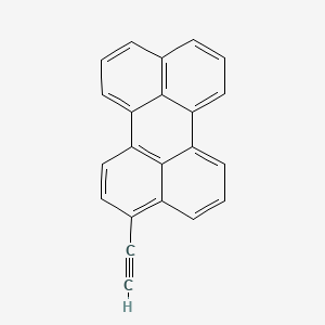 molecular formula C22H12 B1664134 3-Ethynylperylene CAS No. 132196-66-8