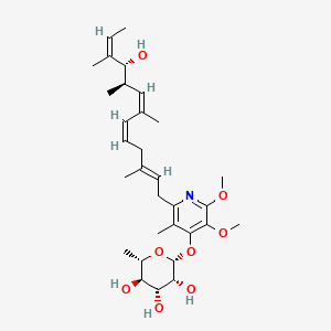 molecular formula C31H47NO8 B1664139 3'-Rhamnopiericidin A1 CAS No. 131622-62-3