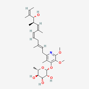 molecular formula C31H47NO8 B1664139 3'-Rhamnopiericidin A(1) CAS No. 131622-62-3