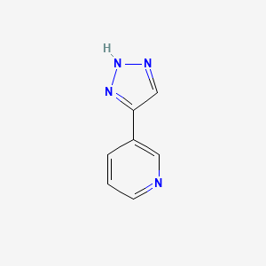 molecular formula C7H6N4 B1664142 3-(1H-1,2,3-triazol-4-yl)pyridine CAS No. 120241-79-4