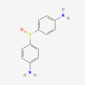 molecular formula C12H12N2OS B1664150 4,4'-Sulfinyldianiline CAS No. 119-59-5