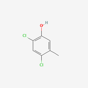 molecular formula C7H6Cl2O B1664152 2,4-二氯-5-甲基苯酚 CAS No. 1124-07-8