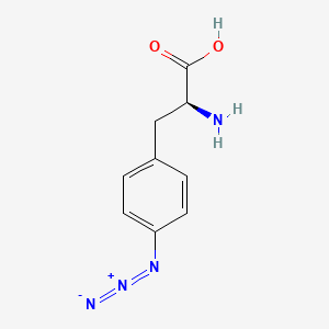 molecular formula C9H10N4O2 B1664156 p-Azido-L-phenylalanine CAS No. 33173-53-4