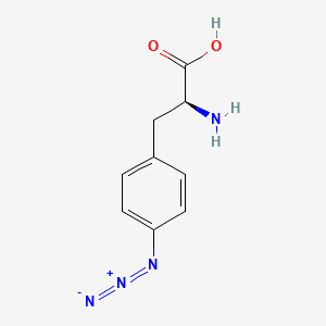 molecular formula C9H10N4O2 B1664156 4-Azido-L-phenylalanine CAS No. 33173-53-4