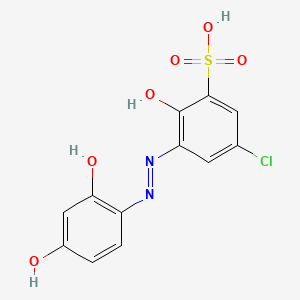 molecular formula C12H9ClN2O6S B1664157 Lumogallion CAS No. 4386-25-8