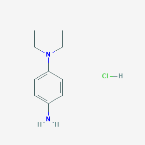 molecular formula C10H17ClN2 B166416 1,4-苯二胺，N,N-二乙基-，单盐酸盐 CAS No. 2198-58-5