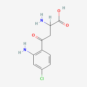molecular formula C10H11ClN2O3 B1664160 4-Chlorokynurenine CAS No. 75802-84-5