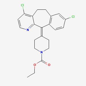 molecular formula C22H22Cl2N2O2 B1664161 4-Chloroloratadine CAS No. 165739-83-3