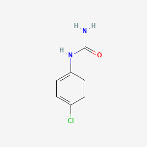 molecular formula C7H7ClN2O B1664162 4-Chlorophenylurea CAS No. 140-38-5
