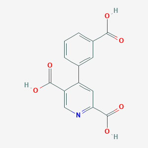 molecular formula C14H9NO6 B1664164 4-(3-carboxyphenyl)pyridine-2,5-dicarboxylic Acid CAS No. 29553-70-6