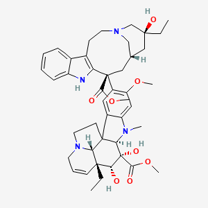 molecular formula C44H56N4O8 B1664166 去乙酰长春花碱 CAS No. 3352-69-0