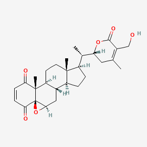 molecular formula C28H36O6 B1664175 4-Dehydrowithaferin A CAS No. 6850-30-2