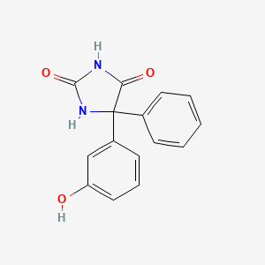 molecular formula C15H12N2O3 B1664177 5-(m-Hydroxyphenyl)-5-phenylhydantoin CAS No. 30074-03-4