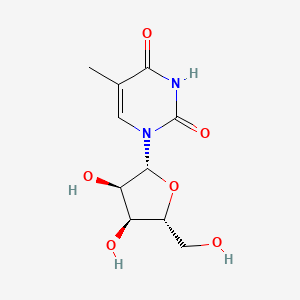 molecular formula C10H14N2O6 B1664183 5-甲基尿苷 CAS No. 1463-10-1