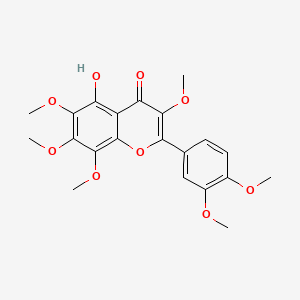 molecular formula C21H22O9 B1664184 5-OH-HxMF CAS No. 1176-88-1