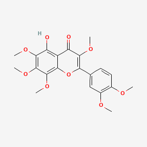 B1664184 5-Hydroxy-3,6,7,8,3',4'-hexamethoxyflavone CAS No. 1176-88-1