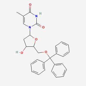 molecular formula C29H28N2O5 B1664185 5'-O-三苯甲基胸苷 CAS No. 7791-71-1