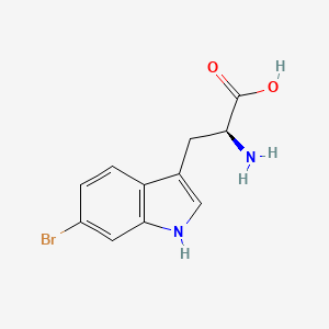molecular formula C11H11BrN2O2 B1664186 6-溴-L-色氨酸 CAS No. 52448-17-6