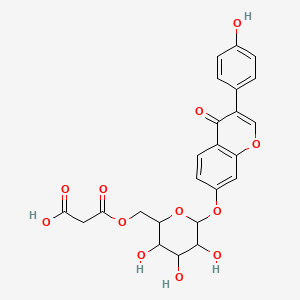 molecular formula C24H22O12 B1664189 Malonyldaidzin CAS No. 124590-31-4
