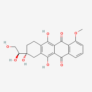 molecular formula C21H20O8 B1664193 7-Deoxyadriamycinol aglycone CAS No. 37818-13-6