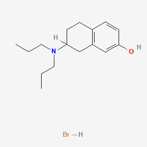 molecular formula C16H26BrNO B1664203 7-(Dipropylamino)-5,6,7,8-tetrahydronaphthalen-2-ol hydrobromide CAS No. 76135-30-3