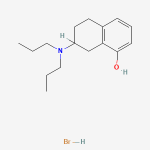 molecular formula C16H26BrNO B1664218 8-Hydroxy-2-dipropylaminotetralin hydrobromide CAS No. 76135-31-4