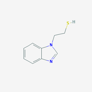molecular formula C9H10N2S B166424 2-(1H-Benzimidazol-1-yl)ethane-1-thiol CAS No. 135206-61-0