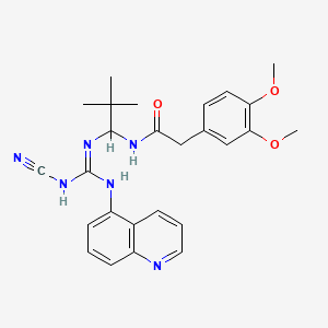 molecular formula C26H30N6O3 B1664245 Unii-532OV6WA05 CAS No. 861393-28-4