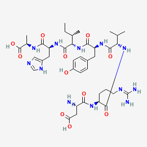 molecular formula C39H60N12O11 B1664258 (D-Ala7)-血管紧张素 I/II (1-7) CAS No. 159432-28-7