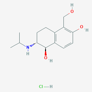 molecular formula C14H22ClNO3 B1664272 AA 497 盐酸盐 CAS No. 65860-38-0
