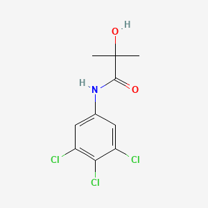 molecular formula C10H10Cl3NO2 B1664273 Propanamide, 2-hydroxy-2-methyl-N-(3,4,5-trichlorophenyl)- CAS No. 65372-80-7