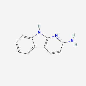 B1664278 2-Amino-9H-pyrido[2,3-b]indole CAS No. 26148-68-5