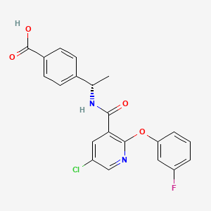 molecular formula C21H16ClFN2O4 B1664279 AAT-008 CAS No. 847727-81-5