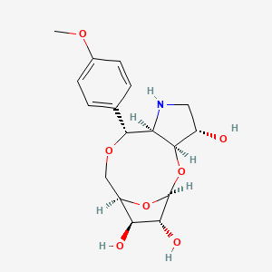 molecular formula C17H23NO7 B1664283 AB 3217-A CAS No. 139158-99-9