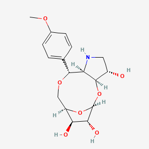 molecular formula C17H23NO7 B1664283 抗生素 AB3217A CAS No. 139158-99-9