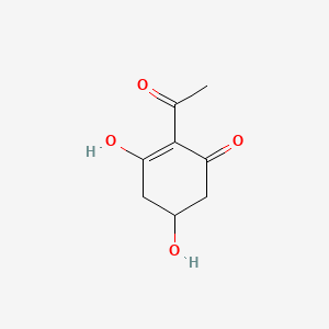 B1664289 2-Acetyl-3,5-dihydroxycyclohex-2-en-1-one CAS No. 154037-63-5