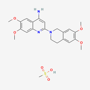 4-Amino-6,7-dimethoxy-2-(1,2,3,4-tetrahydro-6,7-dimethoxyisoquinol-2-yl)quinoline methanesulfonate