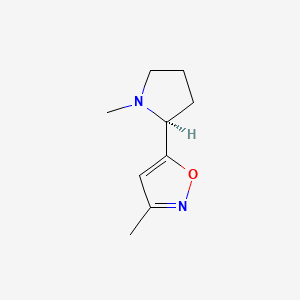 3-Methyl-5-(1-methyl-2-pyrrolidinyl)isoxazole