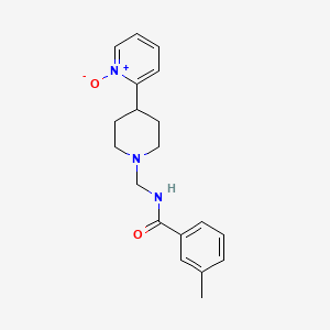 3-Methyl-n-(1-oxy-3',4',5',6'-tetrahydro-2'h-(2,4'-bipyridine)-1'-ylmethyl)benzamide