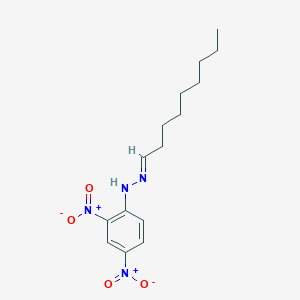 molecular formula CH3(CH2)7COOH B166431 2,4-Dinitrophenylhydrazone nonanal CAS No. 2348-19-8