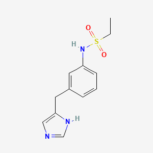 Ethanesulfonamide, N-(3-(1H-imidazol-4-ylmethyl)phenyl)-