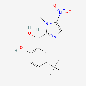 molecular formula C15H19N3O4 B1664315 Abunidazole CAS No. 91017-58-2